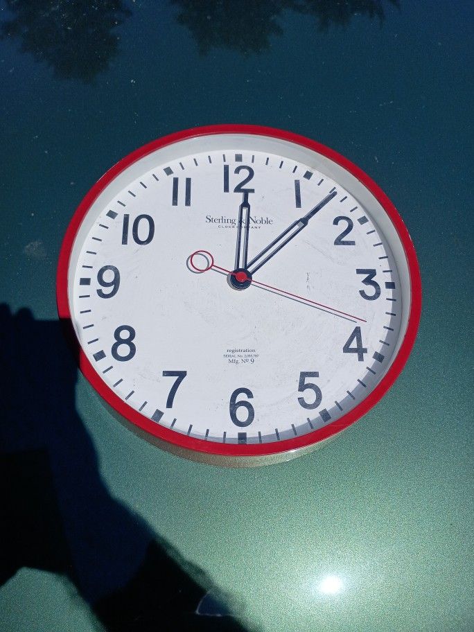 Sterling And Noble Clock