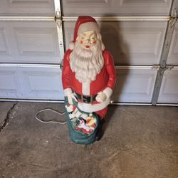 48" Santa Toy Sack Blow Mold 