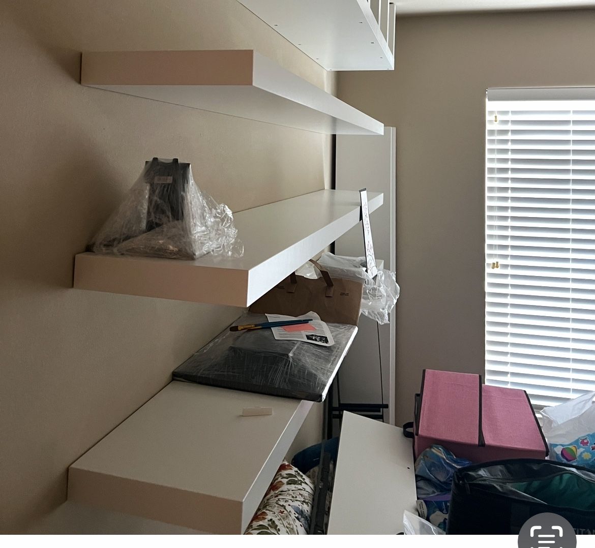 IKEA Lack Long floating shelves $20 Each Or 5 For $80