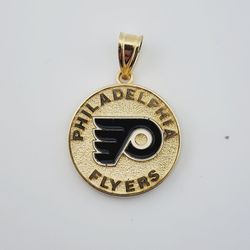 14k gold Philadelphia flyers pendant