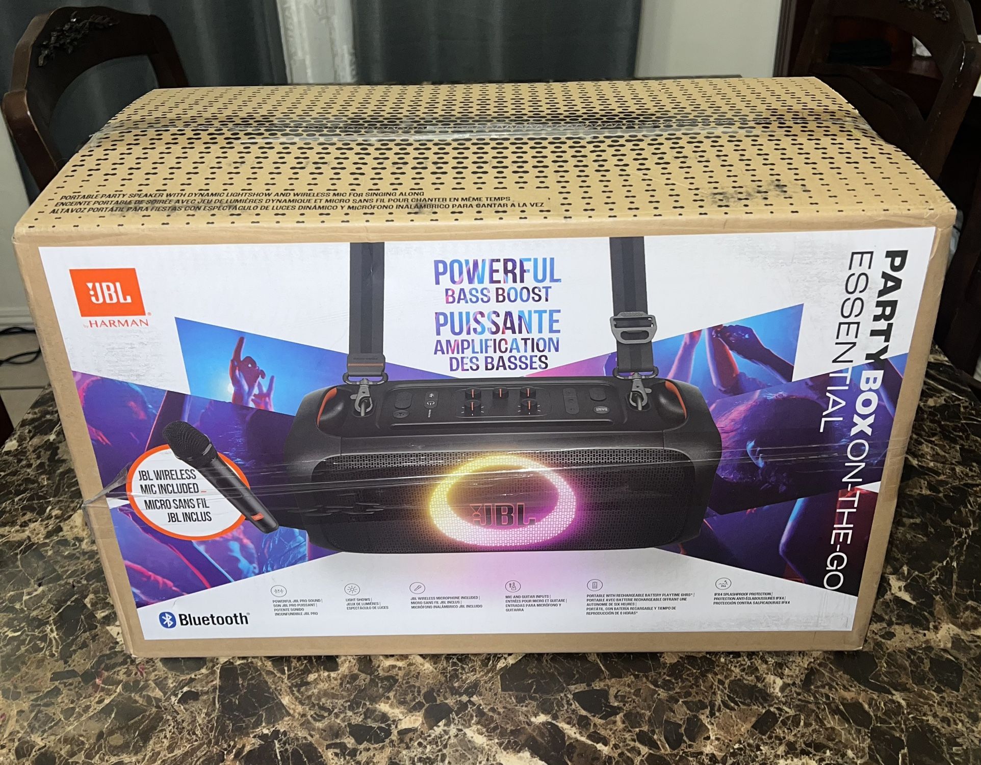 JBL PartyBox On-The-Go Essential (New/Nueva)