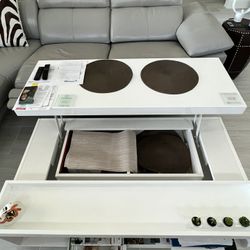 Modern Leather Sofa and Coffee Table…