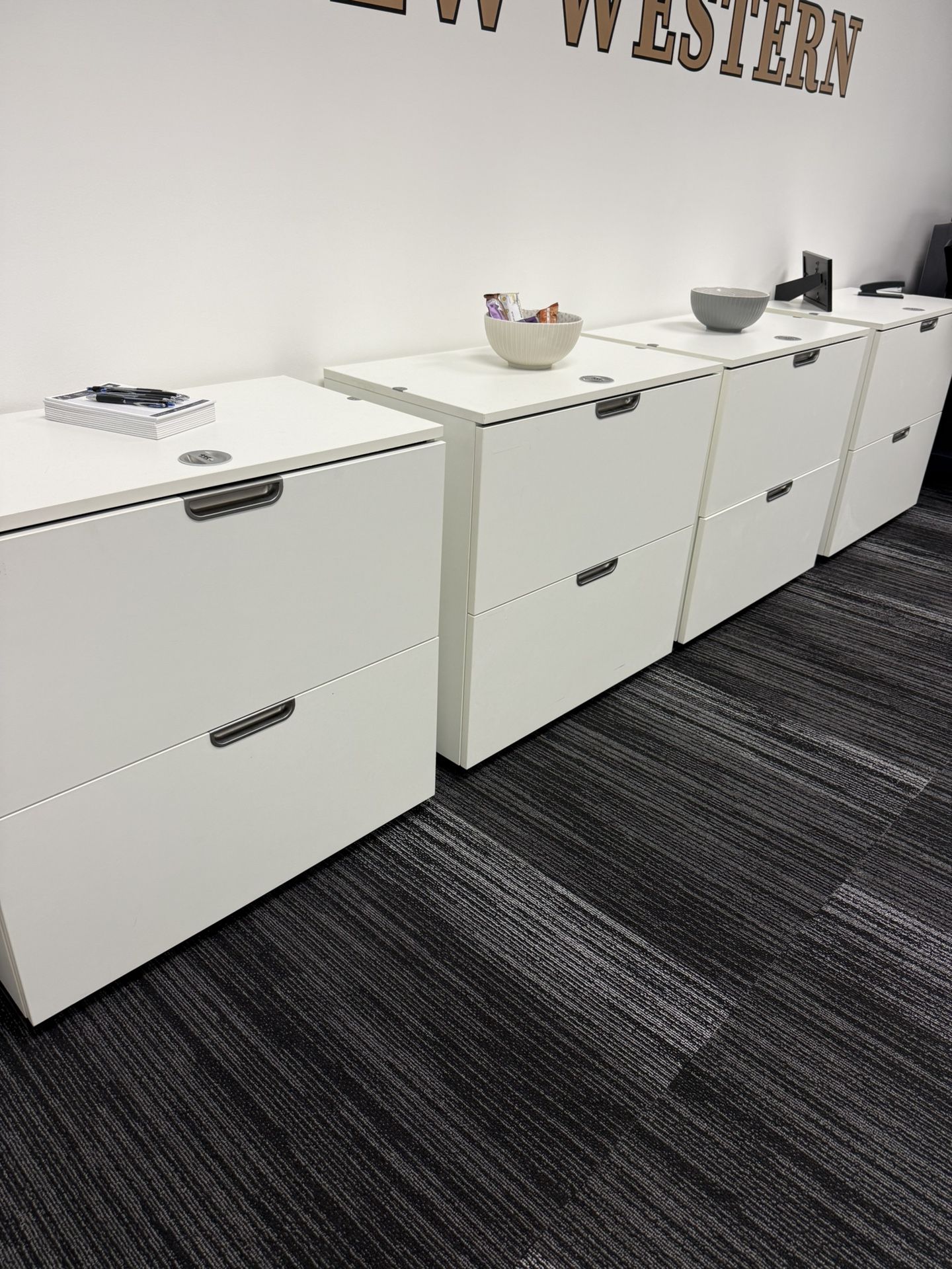 2 Drawer File Cabinets With Combo Lock (2)