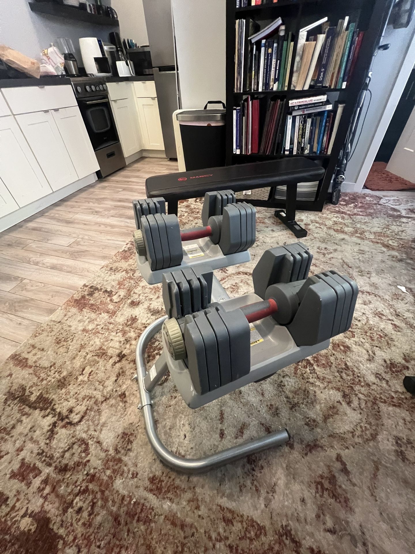 Dumbbells Up To 45lbs And Bench
