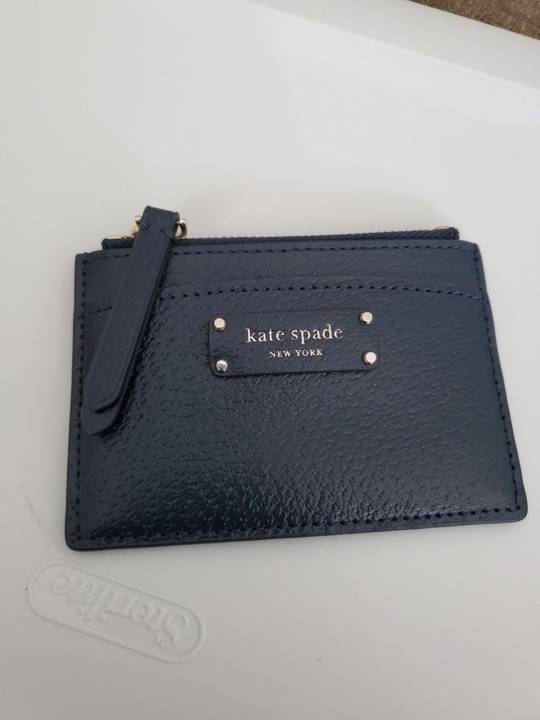 Kate Spade Id Or Credit Card Holder, Zippered Pouch