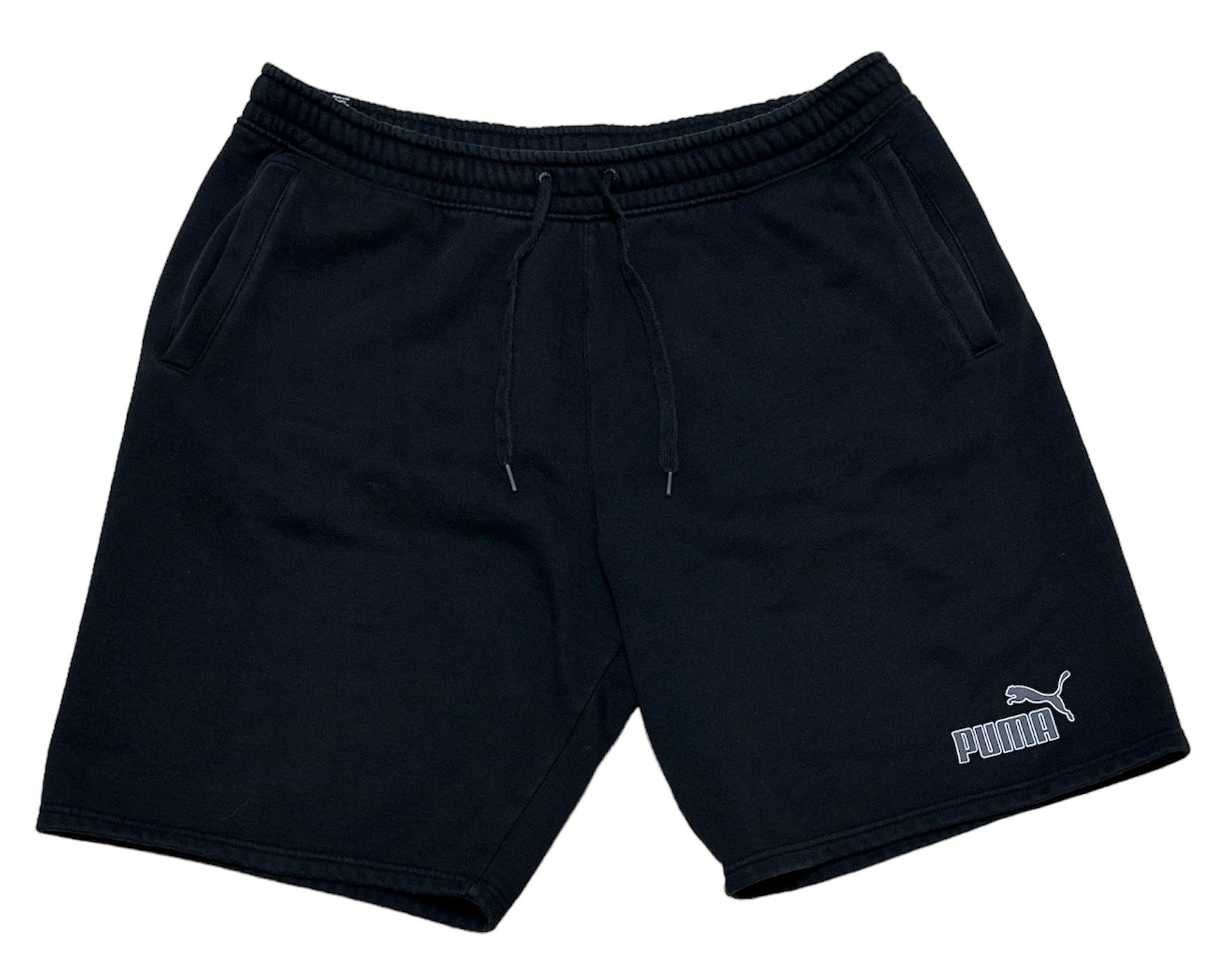 Puma Essentials Men’s Black Sweat Shorts Size XL