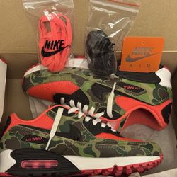 Nike Air Max 90 Reverse Duck Camo Infrared (Men’s Size 7) – Like New, Authentic