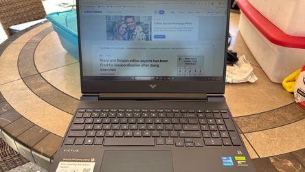 HP Victus 15’ i7 gaming laptop