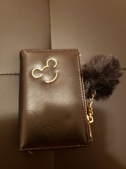 New Mickey small wallet black