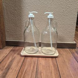 Rustic  Country Retro Brand New Glass Jug Dispensers