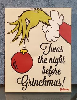 The Grinch Canvas Frame