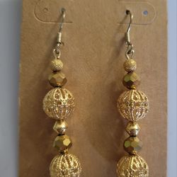 Beautiful  Gold Earrings