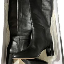 Jcrew Women’s Knee High Leather Boots Size 8