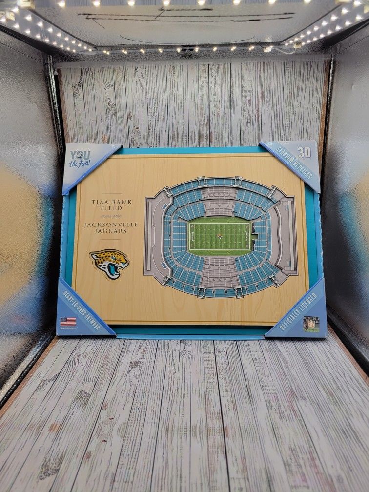 NFL Jacksonville Jaguars 5-Layer Stadiumviews 3D Wall Art