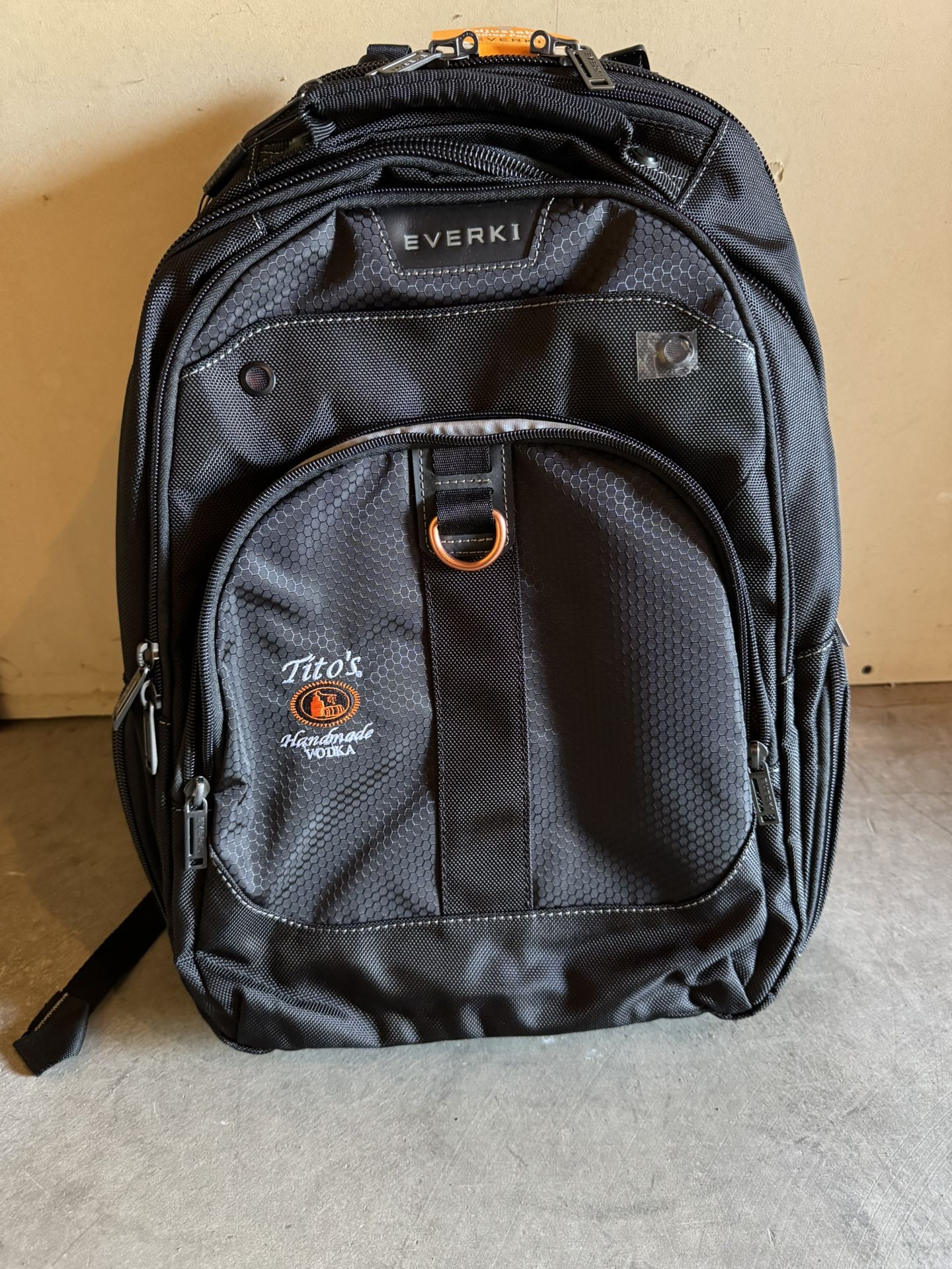 Everki Business Laptop Backpack EKP121S15 - Branded Tito’s Vodka Logo - NEW
