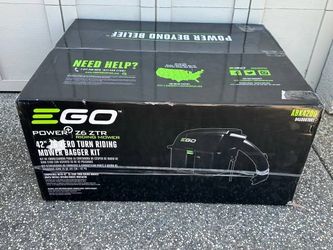 Brand New EGO Power+ Z6 Zero Turn Riding Mower Bagger Kit for 42 inch Lawn Tractor 2 Bins