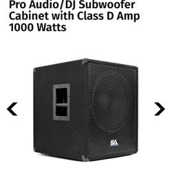 Sisnemic Audio Subwoofer/speakers