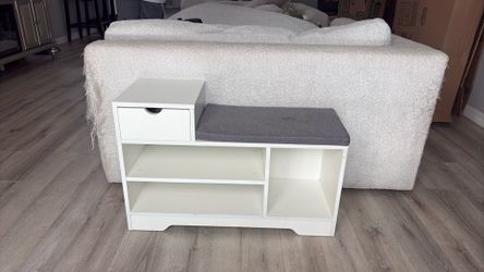 Shoe rack bench