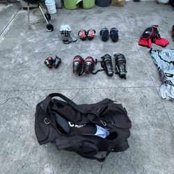 Hockey Gear And Bags To Hold Equipment