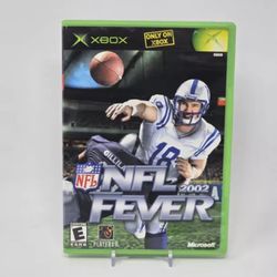 NFL Fever 2002 (Original Xbox) Case & Disc TESTED