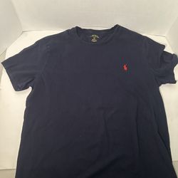 Polo Ralph Lauren Blue Custom Fit Men’s Size Large T Shirt