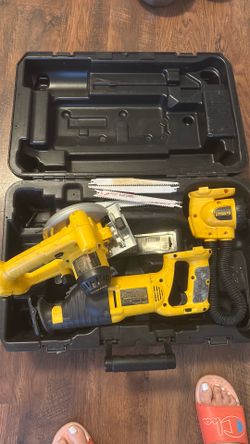 DeWalt  Flashlight, Trim Saw, Reciprocating Saw