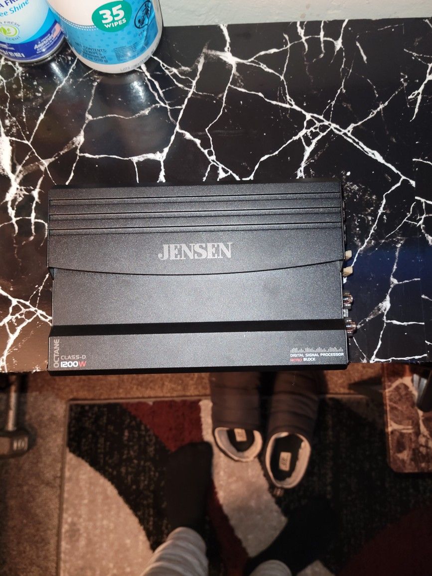 Jensen Class-D 1,200 Watt DSP Mono Block Bluetooth Amplifier