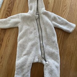 Baby Sherpa Fleece Onesie (Hanna Anderson 12-18 Mos)