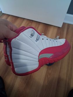 Air Jordan 12 Cherry White Red Sneakers