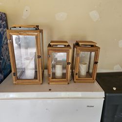 Set Of 3 Led Latterns