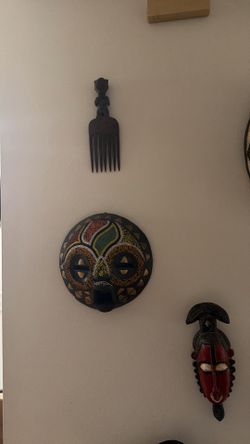 African Beaded Decorative Mask