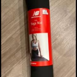 New Balance TPE Yoga Mat – Black, Cushioned & Non-Slip