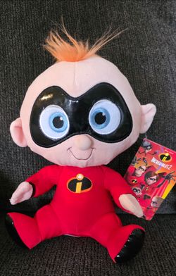 *Brand New* Disney Incredibles 2 Baby Jack Jack Plush Sitting Stuffed Doll Toy