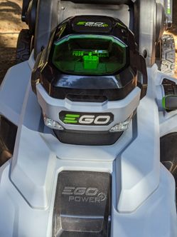 E-go electric mower