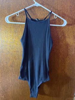 Fashion Nova Say Less Bodysuit – Black, Size Small (NWT)