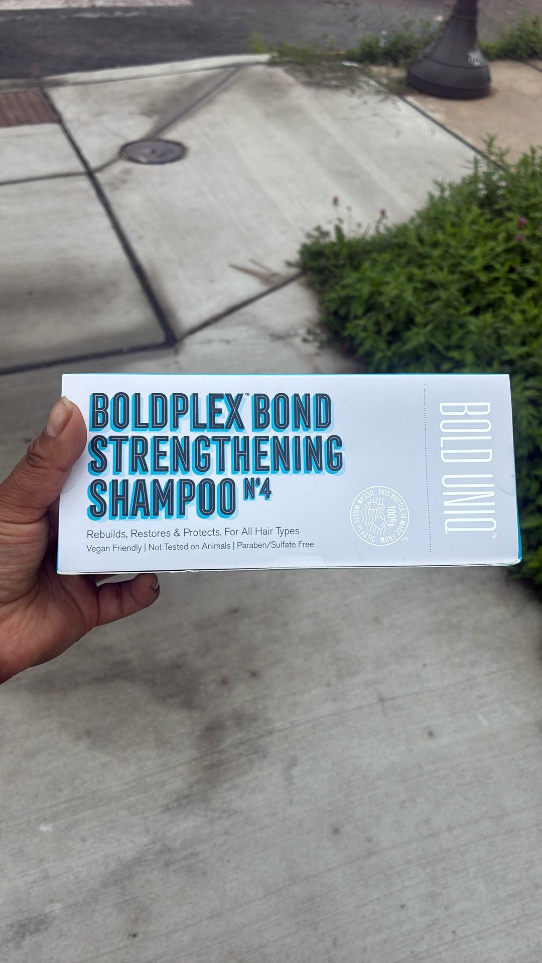 Bold Uniq Boldplex Bond Strengthening Shampoo #4-Rebuilds Restores -8 oz*New