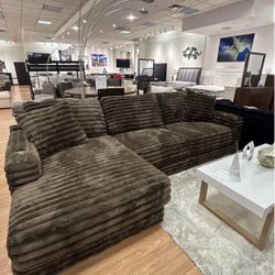 Corduroy Sofa Chaise 