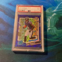 Zay Flowers. PSA 9 Rookies Card 