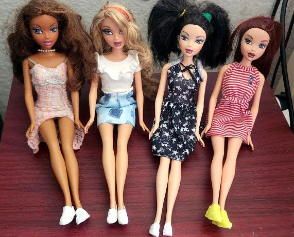 nolee, Kennedy, Chelsea and Madison  Barbie My Scene Rare Dolls