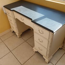 Cute desk cottage core shabby chic distressed