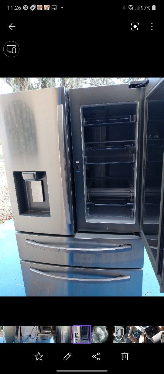 Samsung Metal Cooling Refrigerator Ge Washer And Dryer