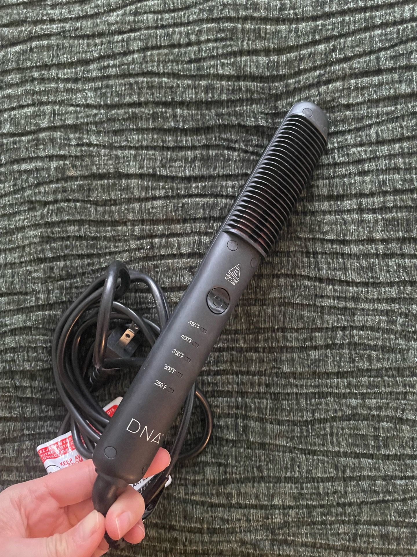 Dna Ceramic hair straightener black