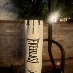 Boxing bag and stand