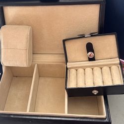 Leather Jewelry Case ,and Mini Companion For Ring 