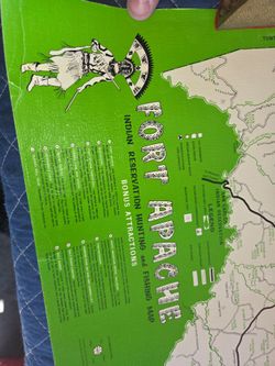 Vintage Arizona reservation maps 1960s/70s