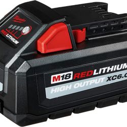 2 Brand New Milwakee 6.0 Batteries 