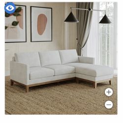 Henredon Murphy Sofa with Reversible Chaise 
