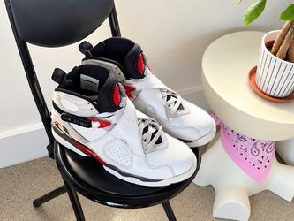Air Jordan 6 Retro White Red Black Sneakers – $160