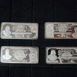 1.5 oz Silver Certificate Bars