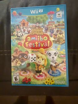 Brand new Wii U animal crossing amiibo festival game pickup Inman SC or can ship, 13 available!
